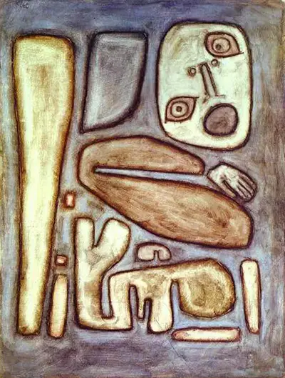 Outburst of Fear Paul Klee